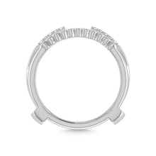 14K White Gold Diamond 1/3 Ct.Tw. Guard Ring