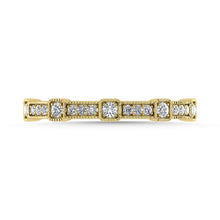 Diamond 1/6 Ct.Tw. Stackable Band in 14K Yellow Gold