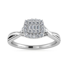 Diamond 1/6 Ct.Tw. Promise Ring in 10K White Gold