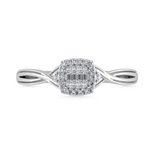 Diamond 1/6 Ct.Tw. Promise Ring in 10K White Gold