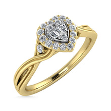 Diamond 1/8 Ct.Tw. Promise Ring in 10K Yellow Gold