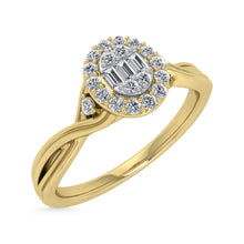 Diamond 1/8 Ct.Tw. Promise Ring in 10K Yellow Gold