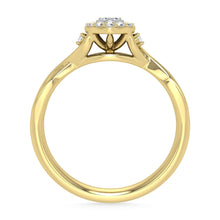 Diamond 1/8 Ct.Tw. Promise Ring in 10K Yellow Gold