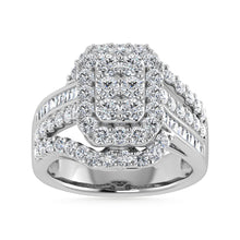 10K White Gold Diamond 2 Ct.Tw. Engagement Ring