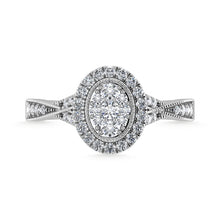 Diamond 1/2 Ct.Tw. Bridal Ring in 10K White Gold