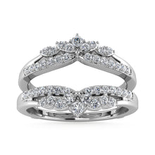 Diamond 1/4 Ct.Tw. Guard Ring in 10K White Gold