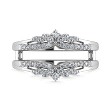 Diamond 1/4 Ct.Tw. Guard Ring in 10K White Gold