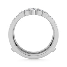 Diamond 1/4 Ct.Tw. Guard Ring in 10K White Gold