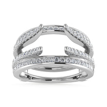Diamond 1/3 Ct.Tw. Guard Ring in 10K White Gold