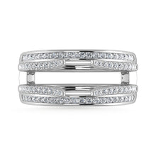 Diamond 1/3 Ct.Tw. Guard Ring in 10K White Gold