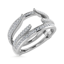 Diamond 1/3 Ct.Tw. Guard Ring in 10K White Gold