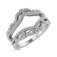 Diamond 1/3 Ct.Tw. Guard Ring in 14K White Gold