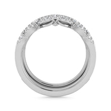 Diamond 1/3 Ct.Tw. Guard Ring in 14K White Gold