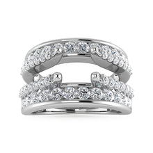 Diamond 1 Ct.Tw. Guard Ring in 14K White Gold