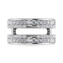 Diamond 1 Ct.Tw. Guard Ring in 14K White Gold