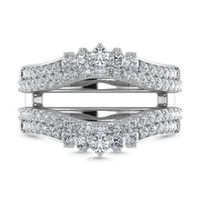 Diamond 1 Ct.Tw. Guard Ring in 14K White Gold
