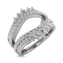 Diamond 1 Ct.Tw. Guard Ring in 14K White Gold