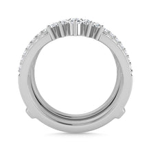 Diamond 1 Ct.Tw. Guard Ring in 14K White Gold