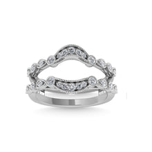 Diamond 1/4 Ct.Tw. Guard Ring in 14K White Gold