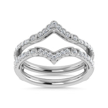 Diamond 3/8 Ct.Tw. Guard Ring in 14K White Gold