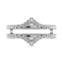 Diamond 3/8 Ct.Tw. Guard Ring in 14K White Gold
