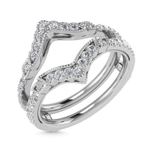 Diamond 3/8 Ct.Tw. Guard Ring in 14K White Gold