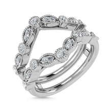 Diamond 3/8 Ct.Tw. Guard Ring in 14K White Gold