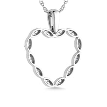 Diamond 1/3 Ct.Tw. Heart Pendant in 10K White Gold