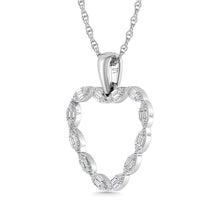 Diamond 1/3 Ct.Tw. Heart Pendant in 10K White Gold