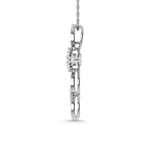 Diamond 3/8 Ct.Tw. Cross Pendant in 14K White Gold