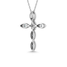 Diamond 3/8 Ct.Tw. Cross Pendant in 14K White Gold