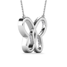 Diamond 1/10 Ct.Tw. Butterfly Pendant in 10K White Gold