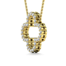 Diamond 1/3 Ct.Tw. Clover Pendant in 10K Yellow Gold