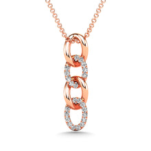 14K Yellow Gold Diamond 1/8 Ct.Tw. Fashion Pendant