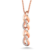 14K Yellow Gold Diamond 1/8 Ct.Tw. Fashion Pendant