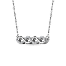 10K White Gold Diamond 1/10 Ct.Tw. Fashion Necklace
