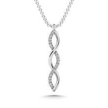 10K White Gold Diamond 1/20 Ct.Tw. Fashion Pendant
