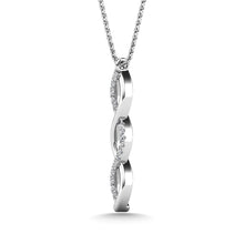 10K White Gold Diamond 1/20 Ct.Tw. Fashion Pendant