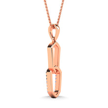 10K Rose Gold Diamond 1/20 Ct.Tw. Fashion Pendant