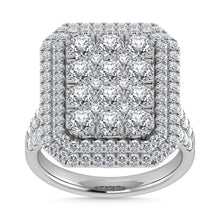 Diamond 3 Ct.Tw. Engagement Ring in 14K White Gold