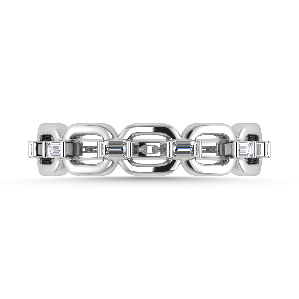 Diamond 1/8 Ct.Tw. Fashion Ring in 10K White Gold
