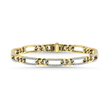 Diamond 1 Ct.Tw. Fashion Bracelet in 10K Two Tone