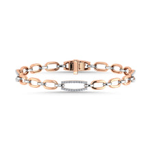 Diamond 3/8 Ct.Tw. Fashion Bracelet in 10K Two Tone