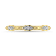 Diamond 1/20 Ct.Tw. Stack Band in 10K Yellow Gold