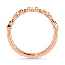 Diamond 1/10 Ct.Tw. Stack Band in 10K Rose Gold