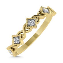 Diamond 1/10 Ct.Tw. Stack Band in 10K Yellow Gold