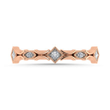 Diamond 1/20 Ct.Tw. Stack Band in 10K Rose Gold