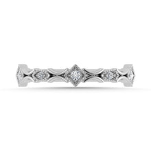 Diamond 1/20 Ct.Tw. Stack Band in 10K White Gold