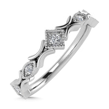 Diamond 1/20 Ct.Tw. Stack Band in 10K White Gold