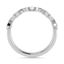 Diamond 1/20 Ct.Tw. Stack Band in 10K White Gold